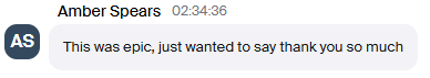 Client result: Prime workshop testimonial