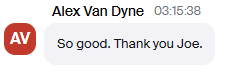 Client result: Prime workshop testimonial