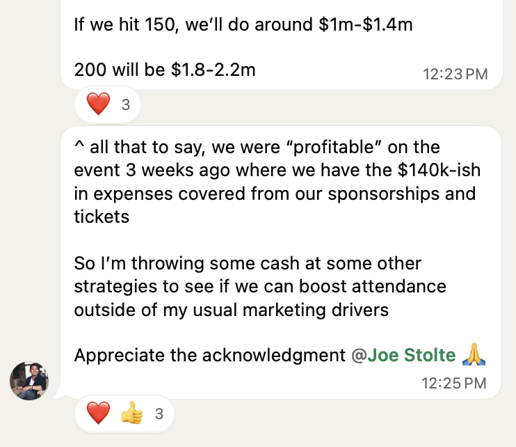 Client result: Alex Moscow - Event Profit Engine p2