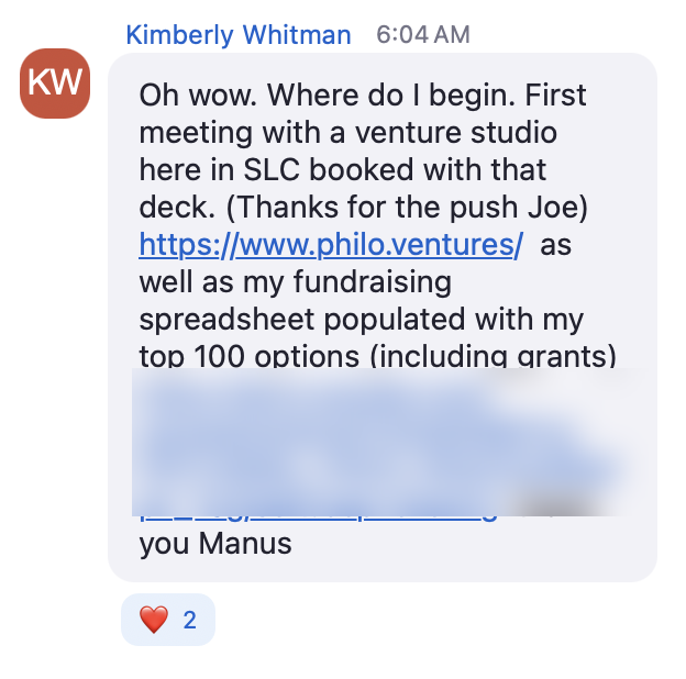 Client result: Kim Whitman