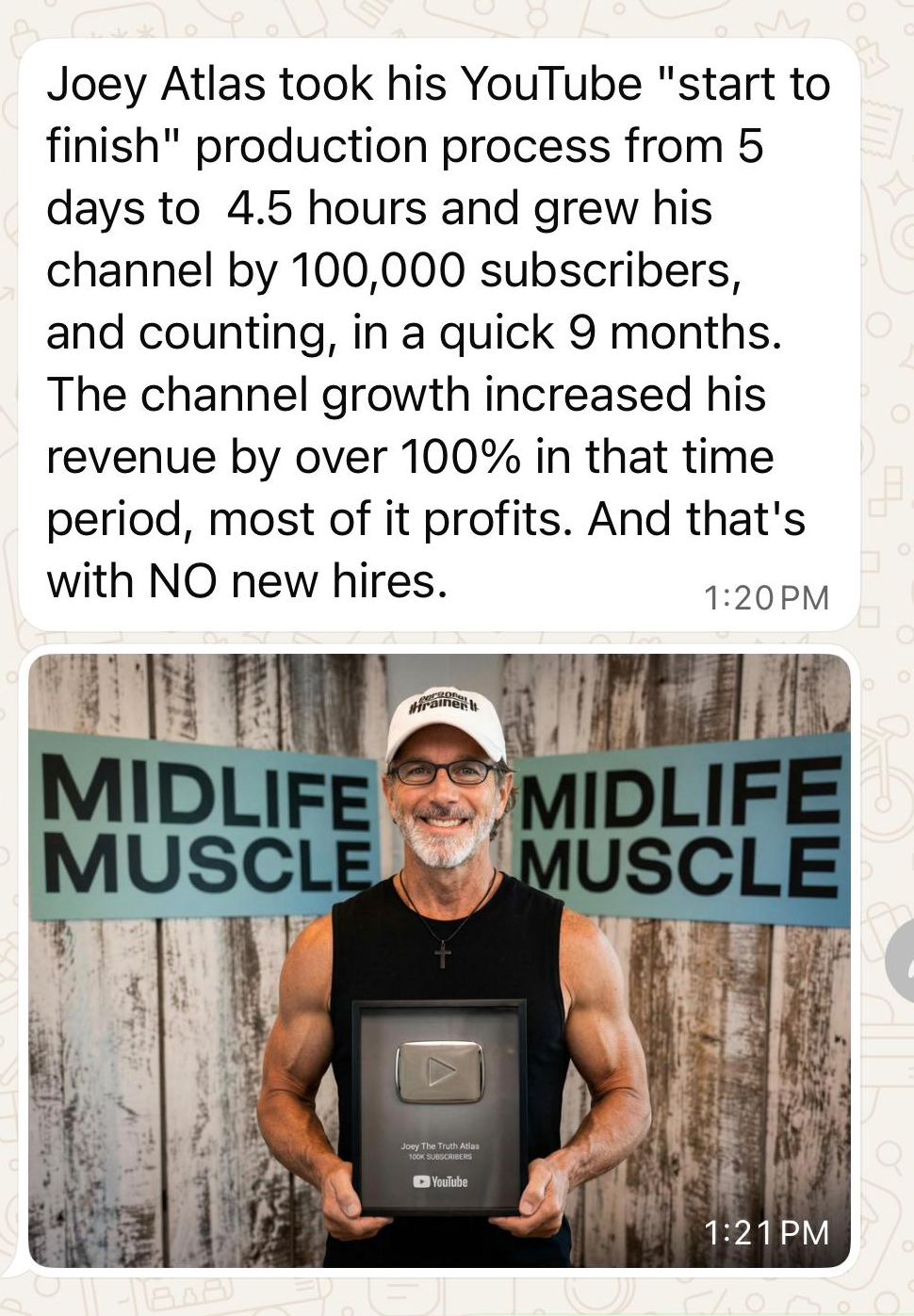 Client result: Joey Atlas