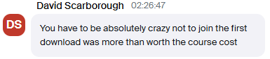 Client result: Prime workshop testimonial